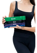 Kit Super Band 4 Intensidades Odin Fit Elasticos Power Band Treino