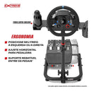 Suporte Volante SPRO Extreme Simracing Preto Compatível Logitech G29 G920 G923 Fanatec Simagic Thrustmaster Simulador Corrida