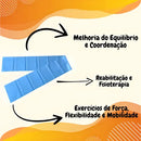 Faixa Elástica Thera Band Pilates Média Intensidade Yoga Academia Fisioterapia Latex Azul