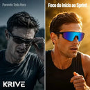 Óculos Ciclismo Corrida Esportivo Bike Mtb Protecao Uv Beach Azul
