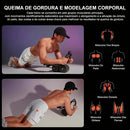 Rolo Roda Dupla Abdominal Apoio Para Cotovelos - Brave Bull