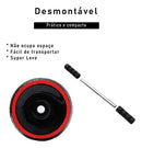 Roda Abdominal Profissional Fitness Academia Treino Abdômen Musculação Em Casa Reforçada Antiderrapante Silenciosa Resistente