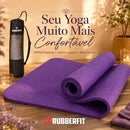 Colchonete Tapete Yoga Pilates Ginástica Grosso 10mm Premium Cor Roxo