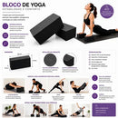 Kit 2 Blocos De Eva Para Exercícios Físicos Alongamento Pilates Yoga Meditação Funcional