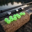 Missanga Pescador do Litoral Glow de Plástico para Pesca e Artesanato – Kit com 50 Unidades de 8 mm