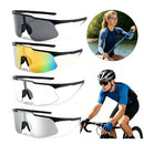 Óculos Corrida Ciclismo / Bike Esportivo Beach Tênis Vôlei de Praia Pesca Futevôlei Proteção UV400 Várias Cores Preto