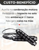 Corda De Pular Cross Speed Rope Rolamento Profissional Fit Homeroarte Cor Verde