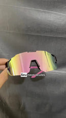 Óculos De Sol Polarizado Feminino Masculino Ciclismo