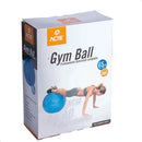 Bola De Pilates Azul 65cm Com Bomba De Ar Funcional Yoga Azul