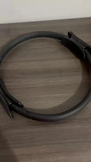 Arco Anel Pilates Yoga Fisioterapia Preto 37 cm Metal com EVA