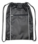 Mochila Sacola De Academia Para Esporte Porta Chuteira Tênis Cor Preto Liso