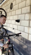 Suporte Para Pendurar Bicicleta De Parede Horizontal Preto