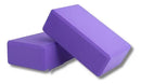 2 Blocos Tijolinho Apoio Para Yoga Pilates Alongamento Zenai Roxo
