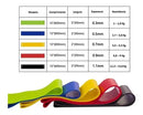 Acessórios Esportivos Kit 18 Itens Treino Exercicios Elásticos Faixa Elástica Mini Band 12níveis Atividade Fisica Pilates Casa