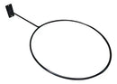 Suporte Nacional Para Bola Pilates Parede Preto Aço 35cm