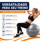 Bola Pilates Suíça 75cm Yoga Abdominal Funcional Antiestouro