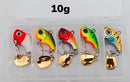 5 Iscas Artificial Metal Vib Vibration 10g 12cm Truta Robalo