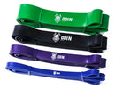 Kit Super Band 4 Intensidades Odin Fit Elasticos Power Band Treino