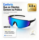 Óculos Ciclismo Corrida Esportivo Bike Mtb Protecao Uv Beach Azul