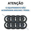 Barra Pump 120cm Pump Musculação Treino Funcional Academia Preto