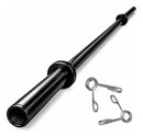 Par De Halteres Barra Oca 120cm Com Presilhas Preto