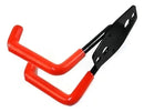 4x Suporte de parede aço multiuso 23kg bike mangueira escada cor preto Bestfer quadrado