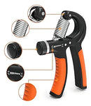 Hand Grip Fortalecedor Mão 10-40Kg Ajustável Fisioterapia Laranja Plástico ABS