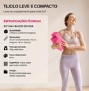 2 Blocos Pilates Tijolo Yoga Funcional Compacto Resistente