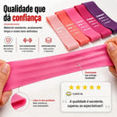 Faixa elástica Rubber Fit Mini Band multicolor - kit de 5