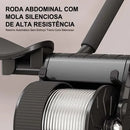 Rolo Roda Dupla Abdominal Apoio Para Cotovelos - Brave Bull