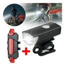 Kit Lanterna E Farol Bicicleta Luz Ultra Led A Prova D'água