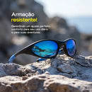 Óculos Masculino Uv400 Bike Corrida Trilha Ciclismo + Estojo
