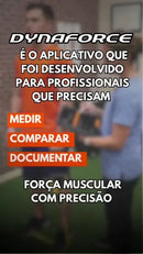 Dinamômetro Digital 50kg + App Assimetria Força + Acessórios