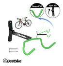 Suporte De Parede Pendurar Bicicleta Modelo Horizontal Braço Cabide De Parede P/ Bike Emborrachado Retrátil Gancho Rack Para Bike Acessórios Oficina Garagem Suporte Dobrável Espaço-economia Bestbike