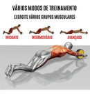 Roda Abdominal Rolo Para Exercício Lombar Treino Funcional MBFIT
