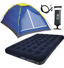 Kit Camping Barraca 2 P + Colchão Casal E Enchedor Jaú Pesca