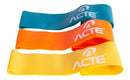 Kit Mini Band Com 3 Níveis De Resistência Acte Sports T71