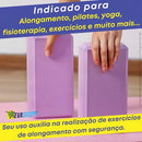 Tijolo Bloco De Yoga Em Eva Pilates Kit C/2 Peças Cor Azul