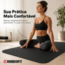 Colchonete Tapete Yoga Pilates Ginástica Grosso 10mm Premium Cor Preto