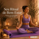 Colchonete Tapete Yoga Pilates Ginástica Grosso 10mm Premium Cor Roxo