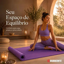 Colchonete Tapete Yoga Pilates Ginástica Grosso 10mm Premium Cor Roxo