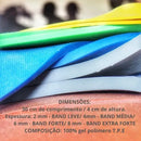 Kit 4 Rubber Band Mini Faixa Elástica Pilates Fisio Treino