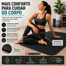 Colchonete Tapete Yoga Pilates Ginástica Grosso 10mm Premium Cor Preto