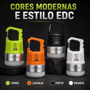 Kit 2 Lanternas De Camping Multifuncionais Led Recarregável Usb-c Com Rgb 7 Cores Ipx4 Gancho Portátil Para Barraca Trilha Pesca Emergência