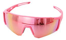 Óculos Esportivo De Sol Feminino Masculino Corrida Espelhado Rosa