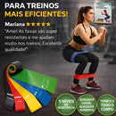 Kit 5 Faixa Elastica P/ Treino Extersor Super Band Academia