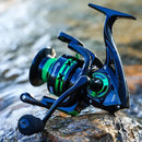Molinete Sougayilang 4000 Verde Relação 5.2:1 Drag 12kg Pesca