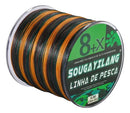 Linha Pesca 300m Multifilamento 8 Fios Invisível Camuflagem