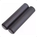 Manopla Absolute MTB Preto Espuma Silicone Gel 130mm Com Plugs