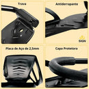 Suporte Vertical Parede Para Pendurar Bicicleta Com Gancho Resistente Apoio Trava Bike Speed Mtb Preto Sign